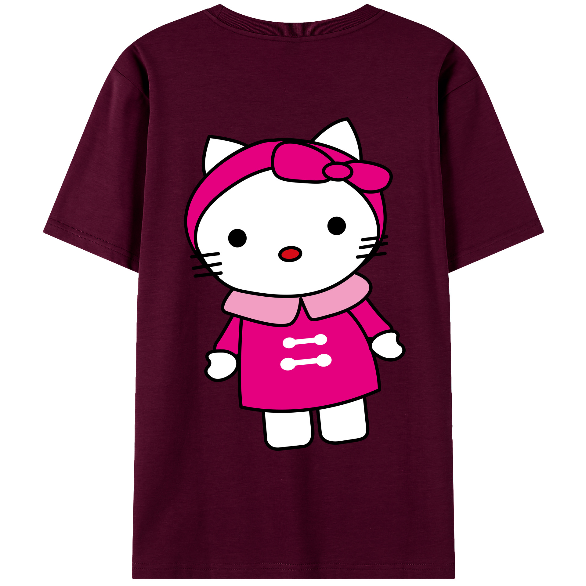 （画像用） Hello Kitty ハローキティ レディース半袖Tシャツ(バックプリント)